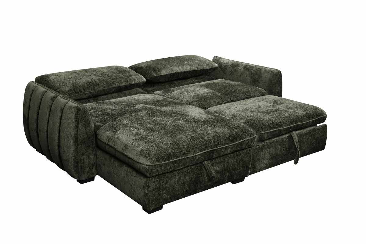 GEENA REVERSIBLE 2 PIECE POP-UP BED SOFA CHAISE | Tepperman's